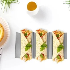 Tom Küche & Esszimmer-Taco-Halter aus Edelstahl – langlebiger Küchen-Essensständer