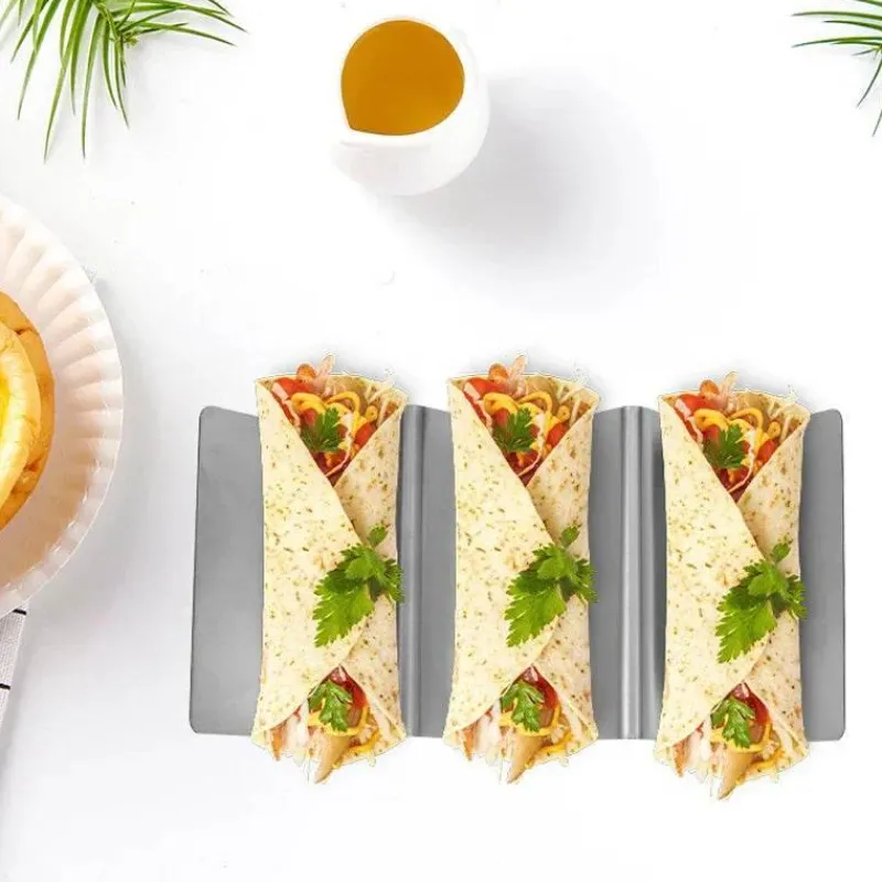 Tom Küche & Esszimmer-Taco-Halter aus Edelstahl – langlebiger Küchen-Essensständer