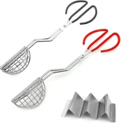 Tom Küche & Esszimmer-Taco-Shell-Maker-Presse aus Edelstahl – Für authentische hausgemachte Tacos