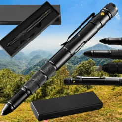 Roam Ready Camping-Werkzeuge|Outdoor-Gadgets-Tactical FlashPen – Multifunktionales Militär-Notfallwerkzeug