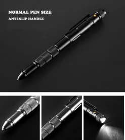 Roam Ready Camping-Werkzeuge|Outdoor-Gadgets-Tactical FlashPen – Multifunktionales Militär-Notfallwerkzeug
