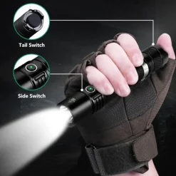 The Outdoor Vault Camping-Werkzeuge|Camping Im Freien-Taktische LED-Taschenlampe – Helles Nachtlicht