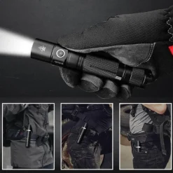 The Outdoor Vault Camping-Werkzeuge|Camping Im Freien-Taktische LED-Taschenlampe – Helles Nachtlicht