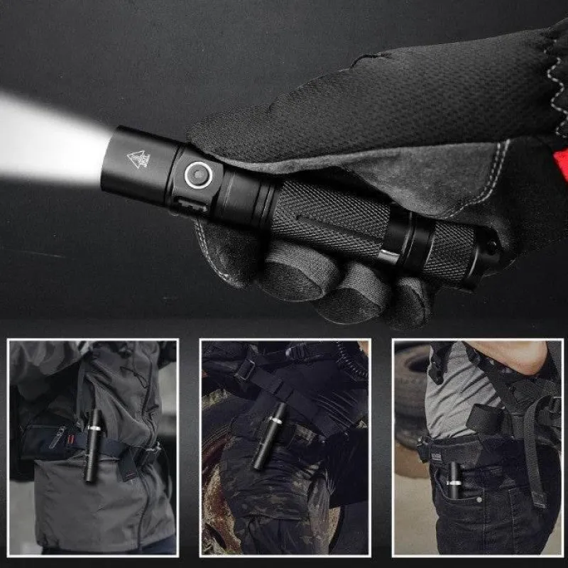 The Outdoor Vault Camping-Werkzeuge|Camping Im Freien-Taktische LED-Taschenlampe – Helles Nachtlicht