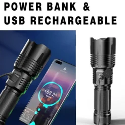 The Outdoor Vault Camping-Werkzeuge|Outdoor-Artikel-Taktische LED-Taschenlampe – Ultrahelles Ranger-Licht