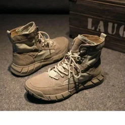 Herren Decor Herrenschuhe-Taktische Wanderstiefel - Campingschuhe aus Rindsleder