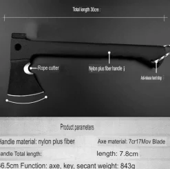 Roam Ready Camping-Werkzeuge|Outdoor-Artikel-Taktisches Multifunktionswerkzeug – Vielseitige Campingausrüstung