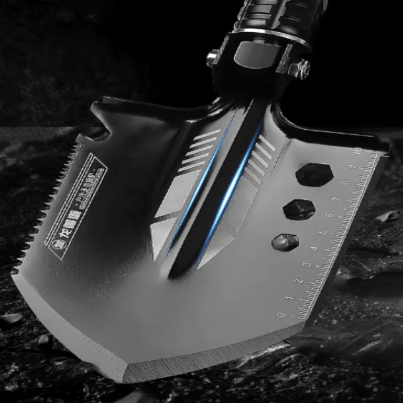 The Outdoor Vault Camping-Werkzeuge|Camping Im Freien-Taktisches Multifunktions-Schaufel-Set – All-Terrain-Überlebensausrüstung