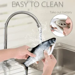 TailTrend Haustierzubehör|Haustierspielzeug-Tanzendes Fisch-Katzenspielzeug – Interaktives Spielvergnügen für Haustiere