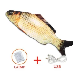 TailTrend Haustierzubehör|Haustierspielzeug-Tanzendes Fisch-Katzenspielzeug – Interaktives Spielvergnügen für Haustiere