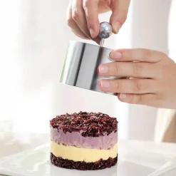 Tom Küche & Esszimmer-Taro-Reisform aus Edelstahl, langlebiger Dessert-Maker