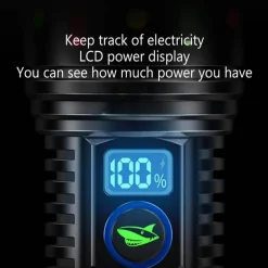 The Outdoor Vault Camping-Werkzeuge|Outdoor-Artikel-Taschenlampe für den Außenbereich mit großer Reichweite – hohe Helligkeit, wasserdicht, langlebig