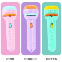 The Decor Haven Babyspielzeug|Beleuchtung-Taschenlampenprojektor für Kinder – pädagogisches Cartoon-Projektorspielzeug