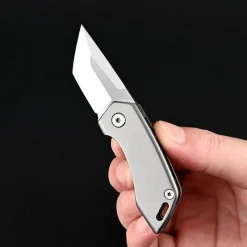 The Outdoor Vault Camping Im Freien|Outdoor-Artikel-Taschenmesser aus Titan – Leichtes Werkzeug für den Schlüsselanhänger