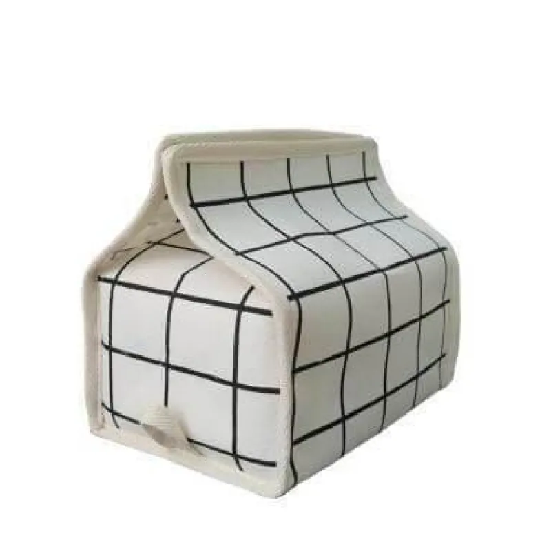 Comfort u0026 Style Autozubehör|Automobilindustrie-Taschentuchhalter aus Baumwollleinen – Dekorativer Organizer im japanischen Stil