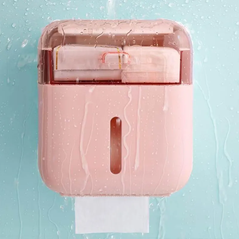 The Blissful Bath Badezimmer-Taschentuch-Organizer zur Wandmontage – Wasserdichte Aufbewahrungslösung für das Badezimmer