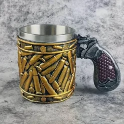 Brew Bliss Küche & Esszimmer-Tasse mit Pistolengriff – Kaffeetasse mit Kugel-Design