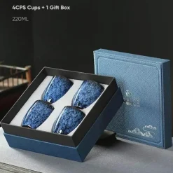 Plates u0026 More Küche & Esszimmer-Tee- und Kaffeetassen-Set aus Keramik – Geschenkbox für Zuhause oder das Büro