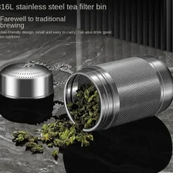 Brew Bliss Küche & Esszimmer-Tee-Ei aus Edelstahl – Brew Master Kräutertee-Werkzeug