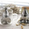 The Cozy Mug Küche & Esszimmer-Tee-Ei aus Edelstahl – Raketenförmiger Filter
