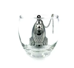 The Cozy Mug Küche & Esszimmer-Tee-Ei aus Edelstahl – Raketenförmiger Filter