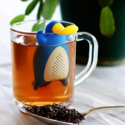 The Cozy Mug Küche & Esszimmer-Tee-Ei in Form einer Ente – süßes Filterwerkzeug für Kräutertee