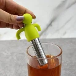 Brew Bliss Küche & Esszimmer-Tee-Ei in Menschenform – Entspannender Teebereiter für losen Tee