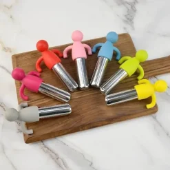 Brew Bliss Küche & Esszimmer-Tee-Ei in Menschenform – Entspannender Teebereiter für losen Tee