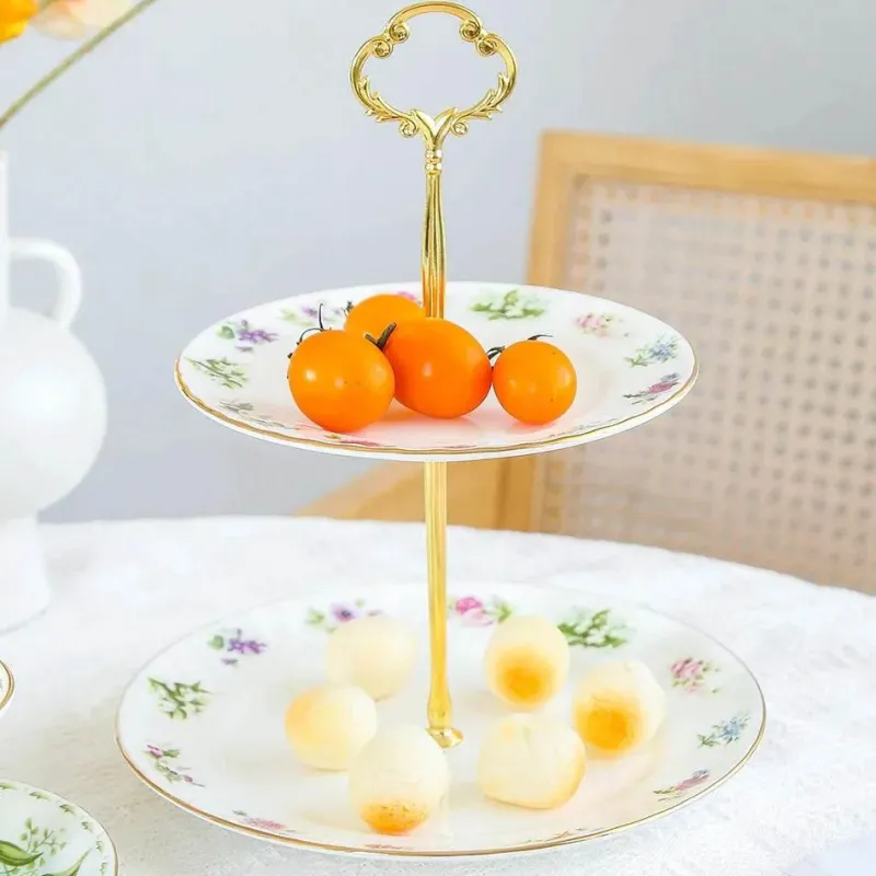 Feast u0026 Flair Küche & Esszimmer-Teegeschirr-Set „Blume des Monats“ – Elegantes Trinkgeschirr für Zuhause und die Küche