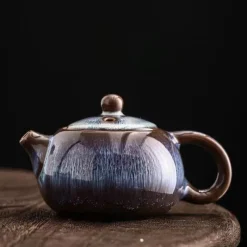 Plates u0026 More Küche & Esszimmer-Teekanne aus Yixing-Ton – exquisite Sternglasur, 250 ml, Kung-Fu-Wasserkessel