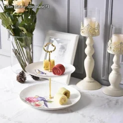 Feast u0026 Flair Küche & Esszimmer-Teekannen-Set mit Blumenmuster – Tassen aus Knochenporzellan mit Sieb