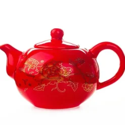 Plates u0026 More Küche & Esszimmer-Teekannen-Set mit rotem chinesischen Drachen – Kung-Fu-Teekessel