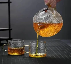 Plates u0026 More Küche & Esszimmer-Teekannen-Sieb aus Glas – japanische Gaiwan-Puer-Teekanne