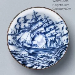 Plates u0026 More Küche & Esszimmer-Teetasse aus Keramik – Elegante Espressotasse aus japanischem Porzellan