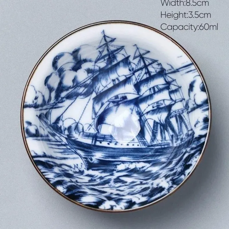 Plates u0026 More Küche & Esszimmer-Teetasse aus Keramik – Elegante Espressotasse aus japanischem Porzellan