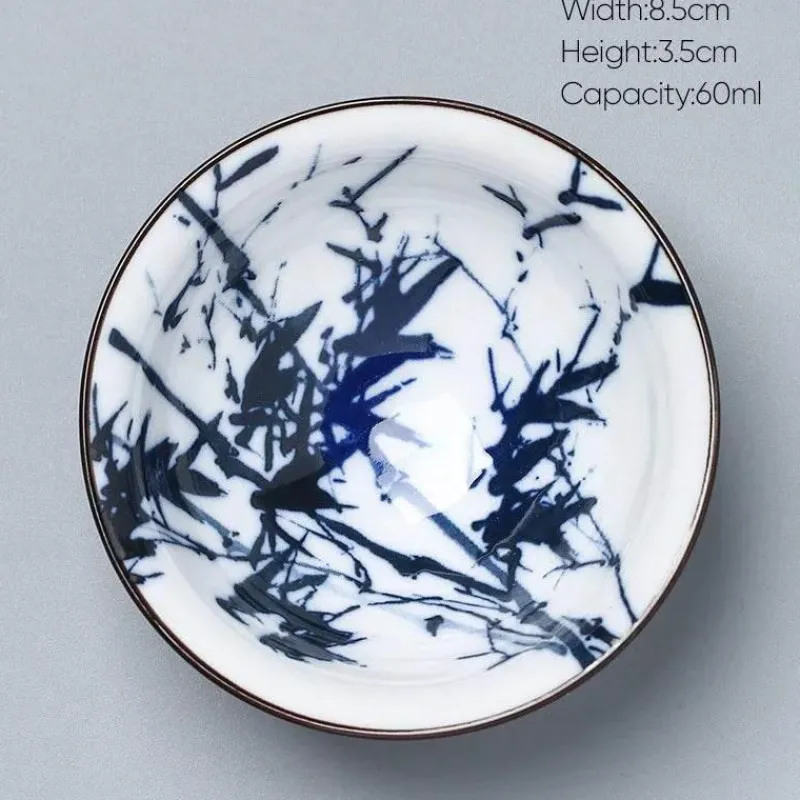 Plates u0026 More Küche & Esszimmer-Teetasse aus Keramik – Elegante Espressotasse aus japanischem Porzellan