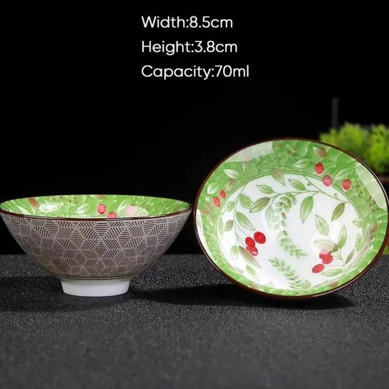 Plates u0026 More Küche & Esszimmer-Teetasse aus Keramik – Sake-Tasse aus blau-weißem Porzellan