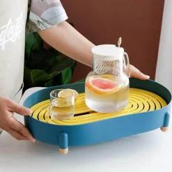 The Cozy Mug Küche & Esszimmer-Teetassen-Abtropfschale - Wasserauffangschale für Teetassen