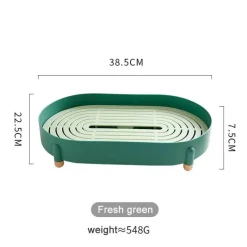 The Cozy Mug Küche & Esszimmer-Teetassen-Abtropfschale - Wasserauffangschale für Teetassen