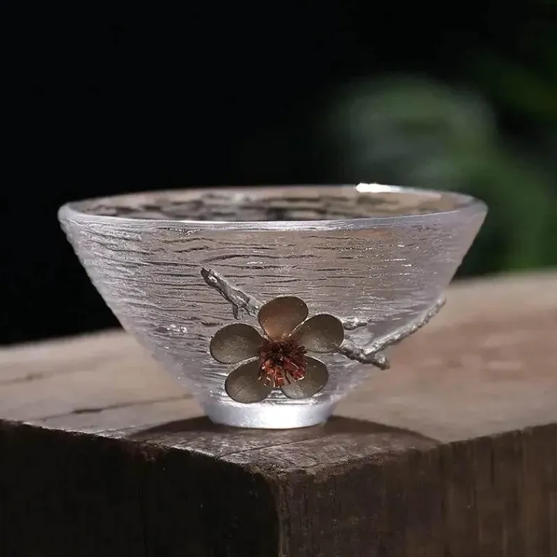 Plates u0026 More Küche & Esszimmer-Teetassen-Set – Elegantes, geschnitztes Zinnglas, hitzebeständiges Puer-Design