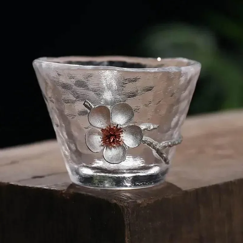 Plates u0026 More Küche & Esszimmer-Teetassen-Set – Elegantes, geschnitztes Zinnglas, hitzebeständiges Puer-Design