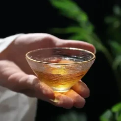 Plates u0026 More Küche & Esszimmer-Teetassen-Set – Elegantes, geschnitztes Zinnglas, hitzebeständiges Puer-Design