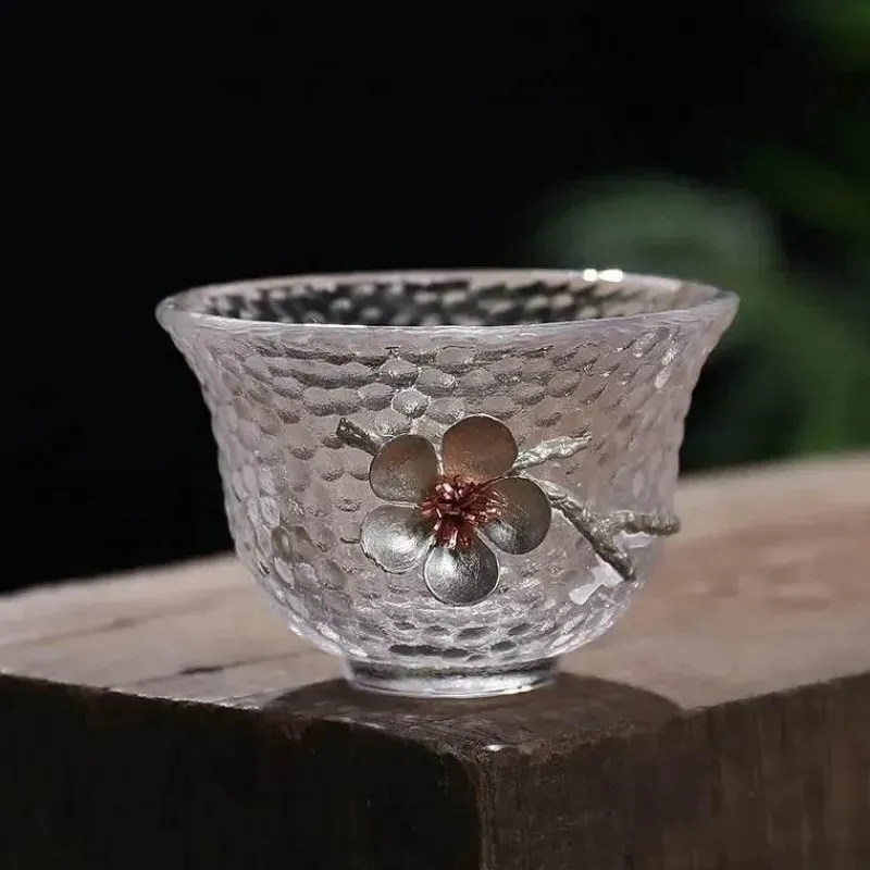 Plates u0026 More Küche & Esszimmer-Teetassen-Set – Elegantes, geschnitztes Zinnglas, hitzebeständiges Puer-Design