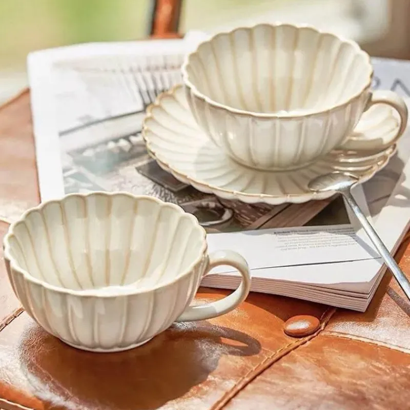 Plates u0026 More Küche & Esszimmer-Teetassen-Set aus Keramik – Stilvolles Kaffee- und Zitronenteegeschirr