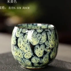 Plates u0026 More Küche & Esszimmer-Teetassen-Set aus Keramik – Kung-Fu-Tassen aus Porzellan im Eierstil