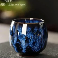 Plates u0026 More Küche & Esszimmer-Teetassen-Set aus Keramik – Kung-Fu-Tassen aus Porzellan im Eierstil