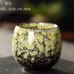 Plates u0026 More Küche & Esszimmer-Teetassen-Set aus Keramik – Kung-Fu-Tassen aus Porzellan im Eierstil