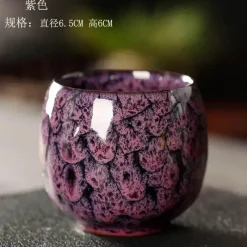 Plates u0026 More Küche & Esszimmer-Teetassen-Set aus Keramik – Kung-Fu-Tassen aus Porzellan im Eierstil