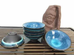 Plates u0026 More Küche & Esszimmer-Teetssen-Set us Kermik mit Sternenhimmel – exquisite Teetssen und Becher