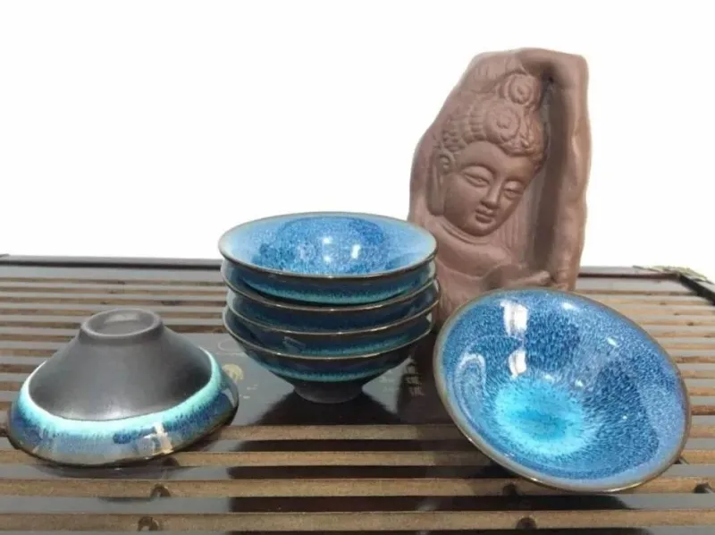 Plates u0026 More Küche & Esszimmer-Teetssen-Set us Kermik mit Sternenhimmel – exquisite Teetssen und Becher